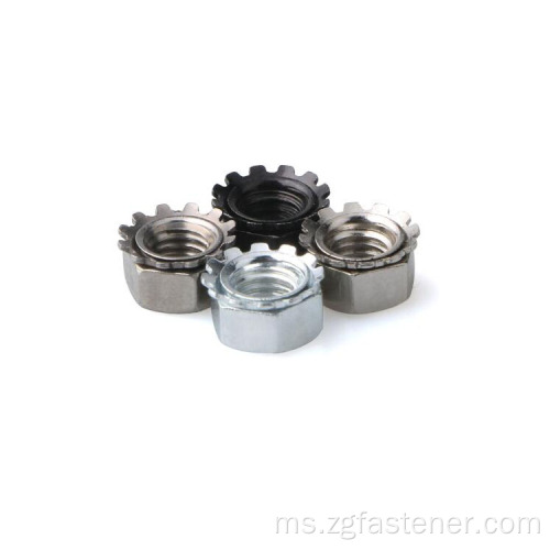 K Cap Multi-Gigi Kacang K-Lock Nuts